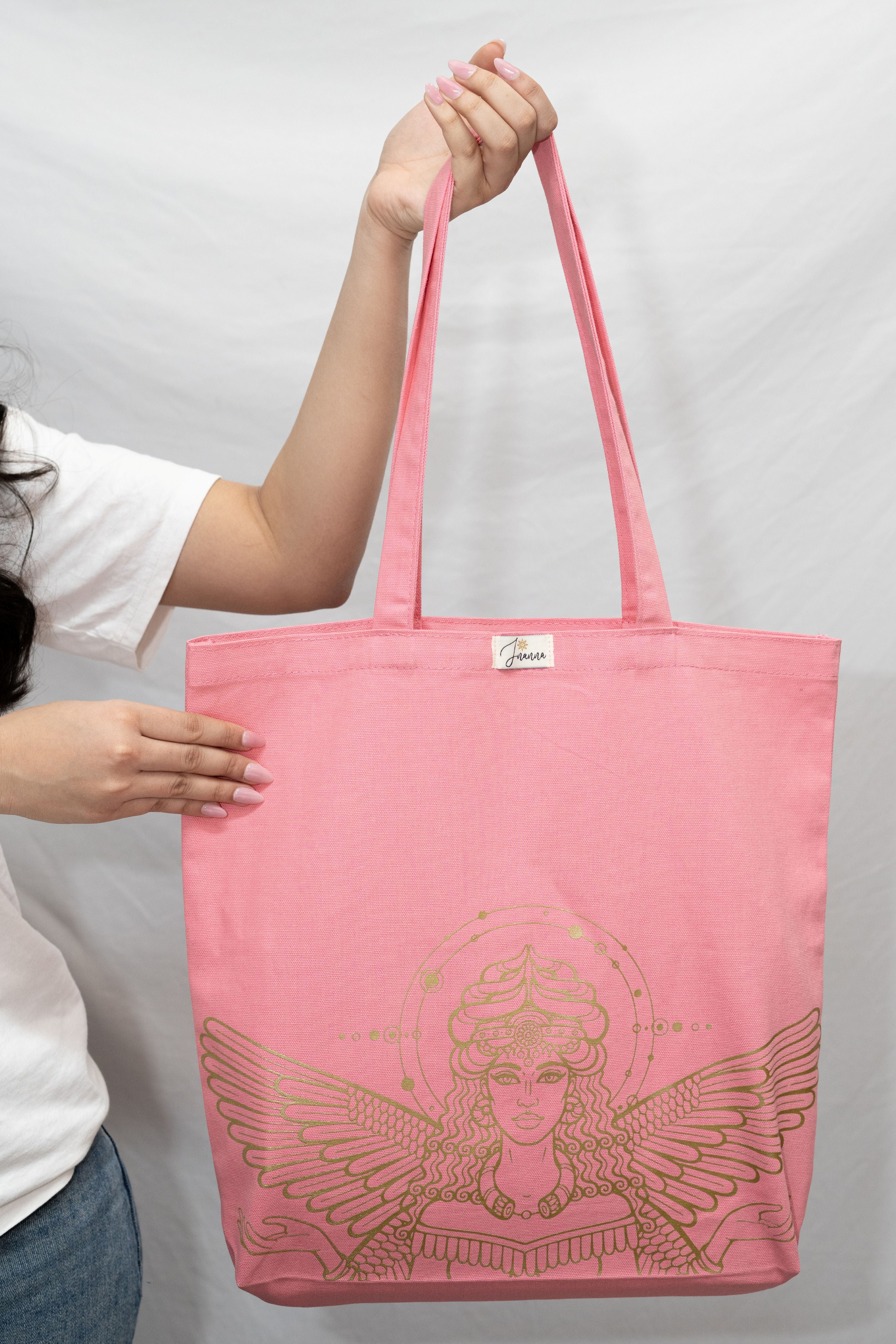 Inanna Hot Pink Tote Bag - Carry Soft Strength — Everyday, Everywhere