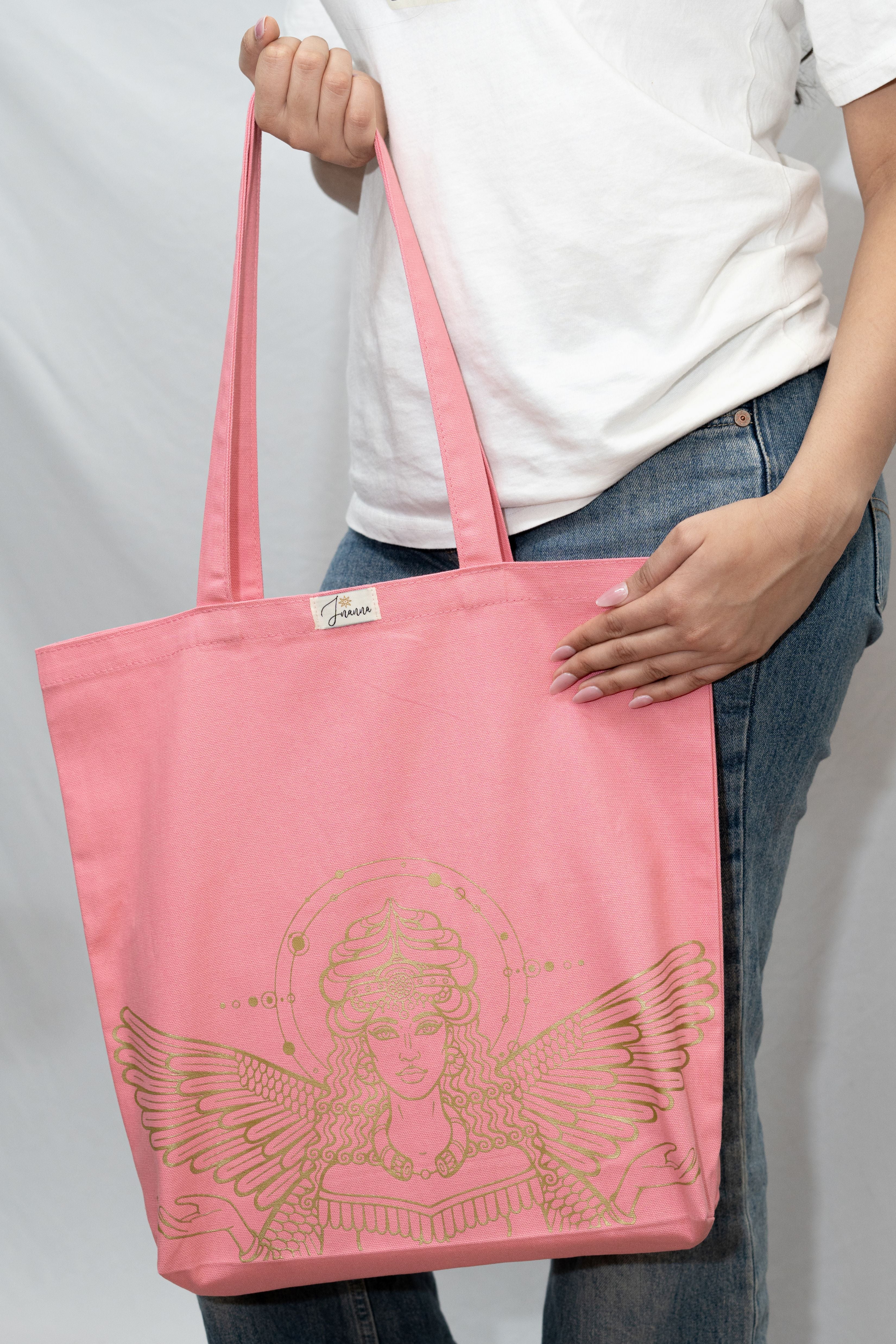 Inanna Hot Pink Tote Bag - Carry Soft Strength — Everyday, Everywhere