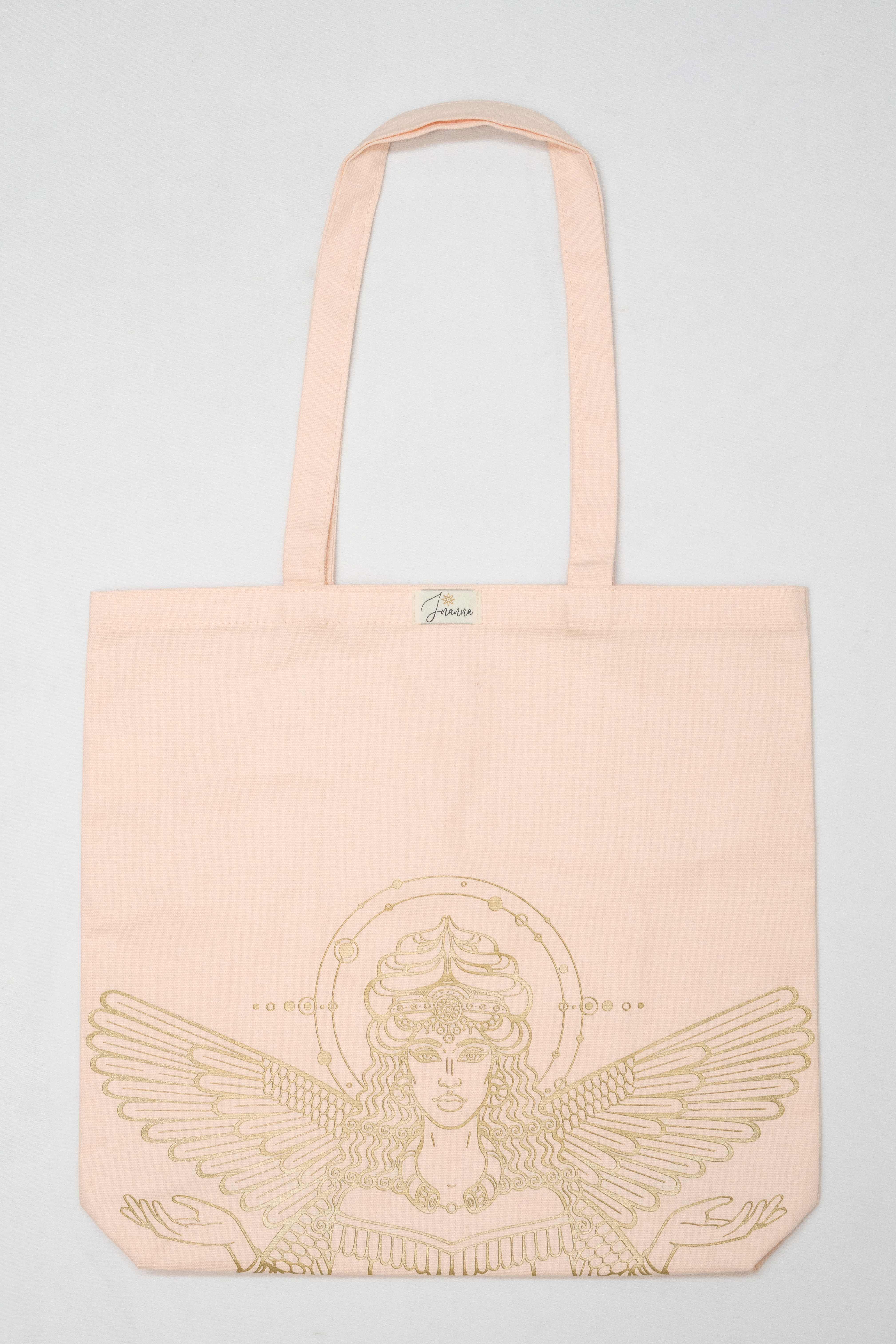 Inanna Baby Pink Tote Bag - Carry Soft Strength — Everyday, Everywhere